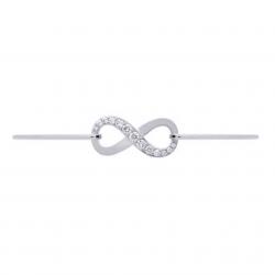 Bratara argint 925 rodiat cu infinit si zirconii - Infinite You [1]